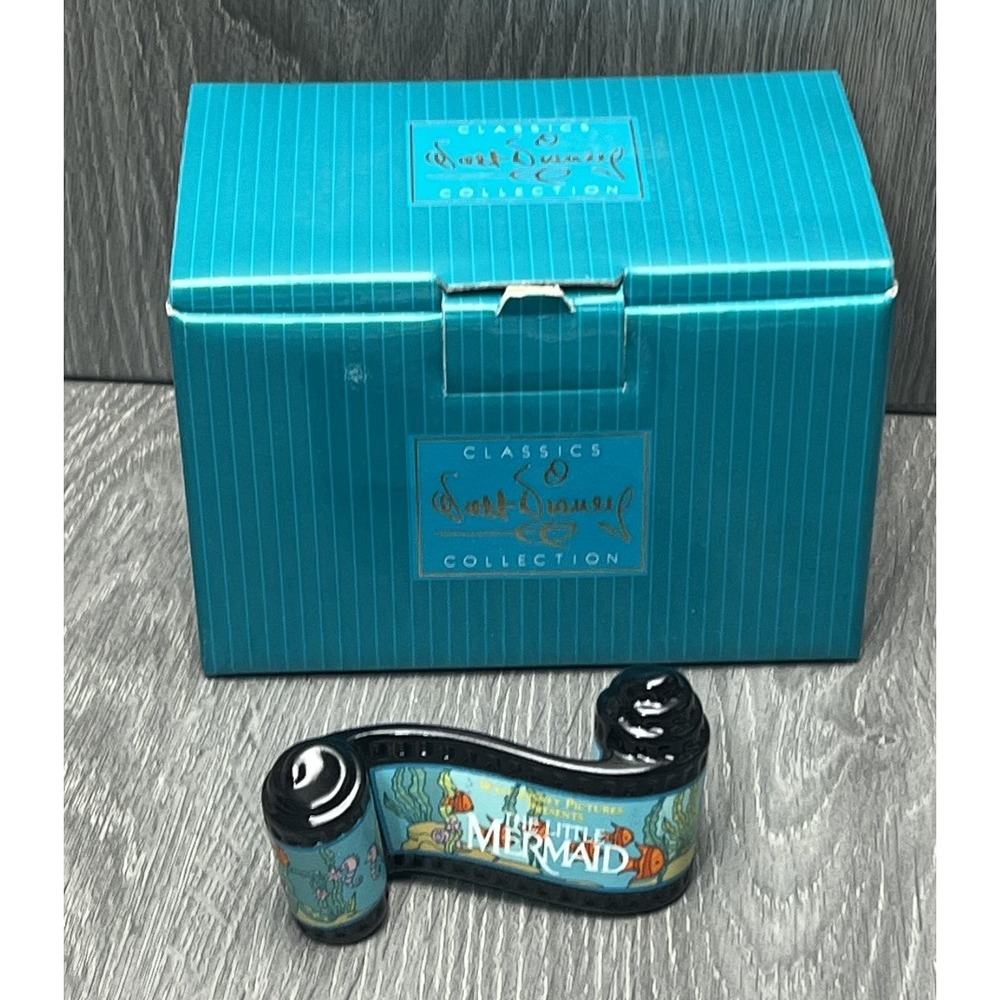WDCC The Little Mermaid Opening Title Film Scroll Figurine w/ Box & COA Disney